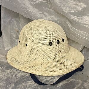 Vintage Postal Safari Hat/Helmet w/Sweatband Natural Light